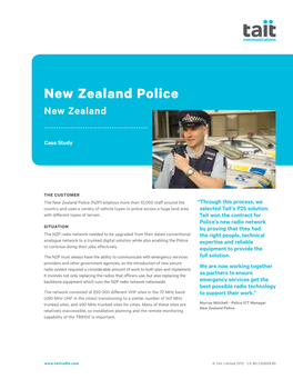 New Zealand Police New Zealand