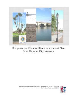 Bridgewater Channel Redevelopment Plan Lake Havasu City, Arizona