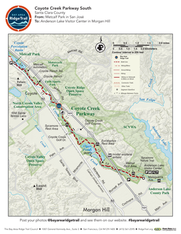 Coyote Creek Parkway Morgan Hill