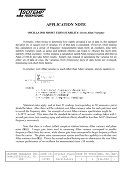 Application Note