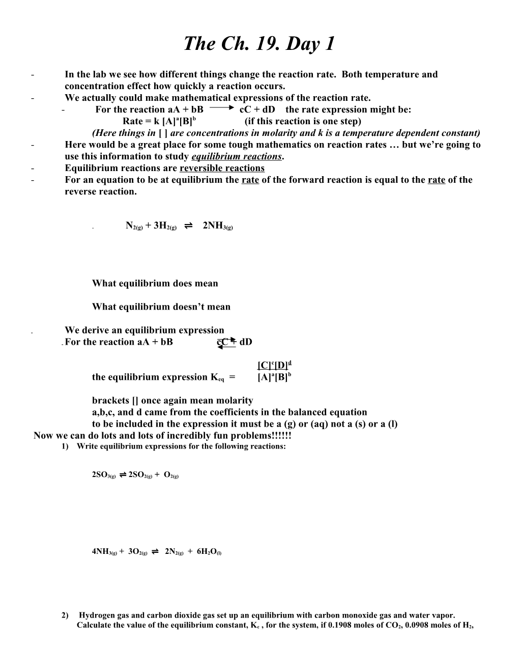 We Actually Could Make Mathematical Expressions of the Reaction Rate