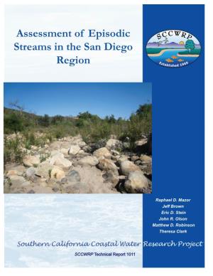 Assessment of Episodic Streams in the San Diego Region