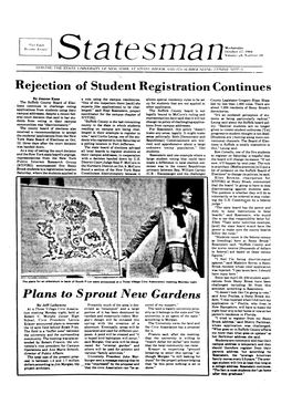 Rejection of Student Registration Continutes