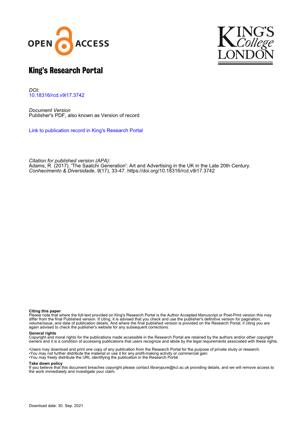 King's Research Portal