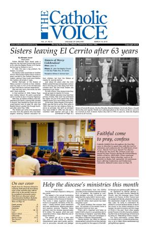 Sisters Leaving El Cerrito After 63 Years