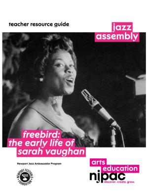 Sarah Vaughan Jazz Assembly the Early Life Of