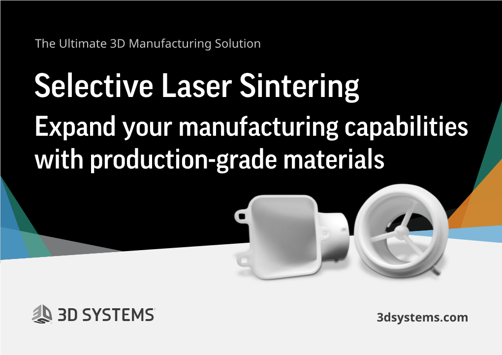 3D Systems Selective Laser Sintering Ebook