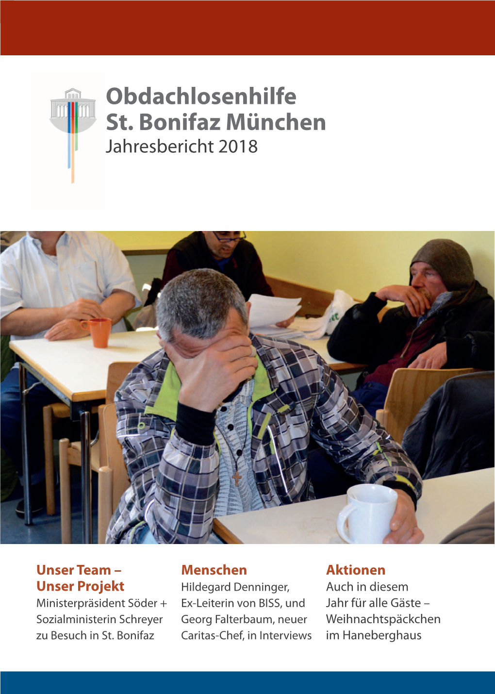 Obdachlosenhilfe St. Bonifaz München Jahresbericht 2018