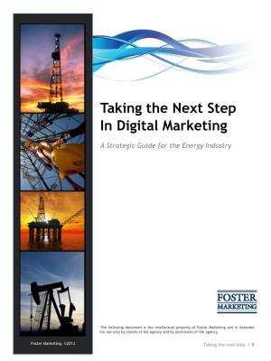 Taking the Next Step in Digital Marketing