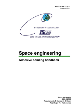 Space Engineering Adhesive Bonding Handbook