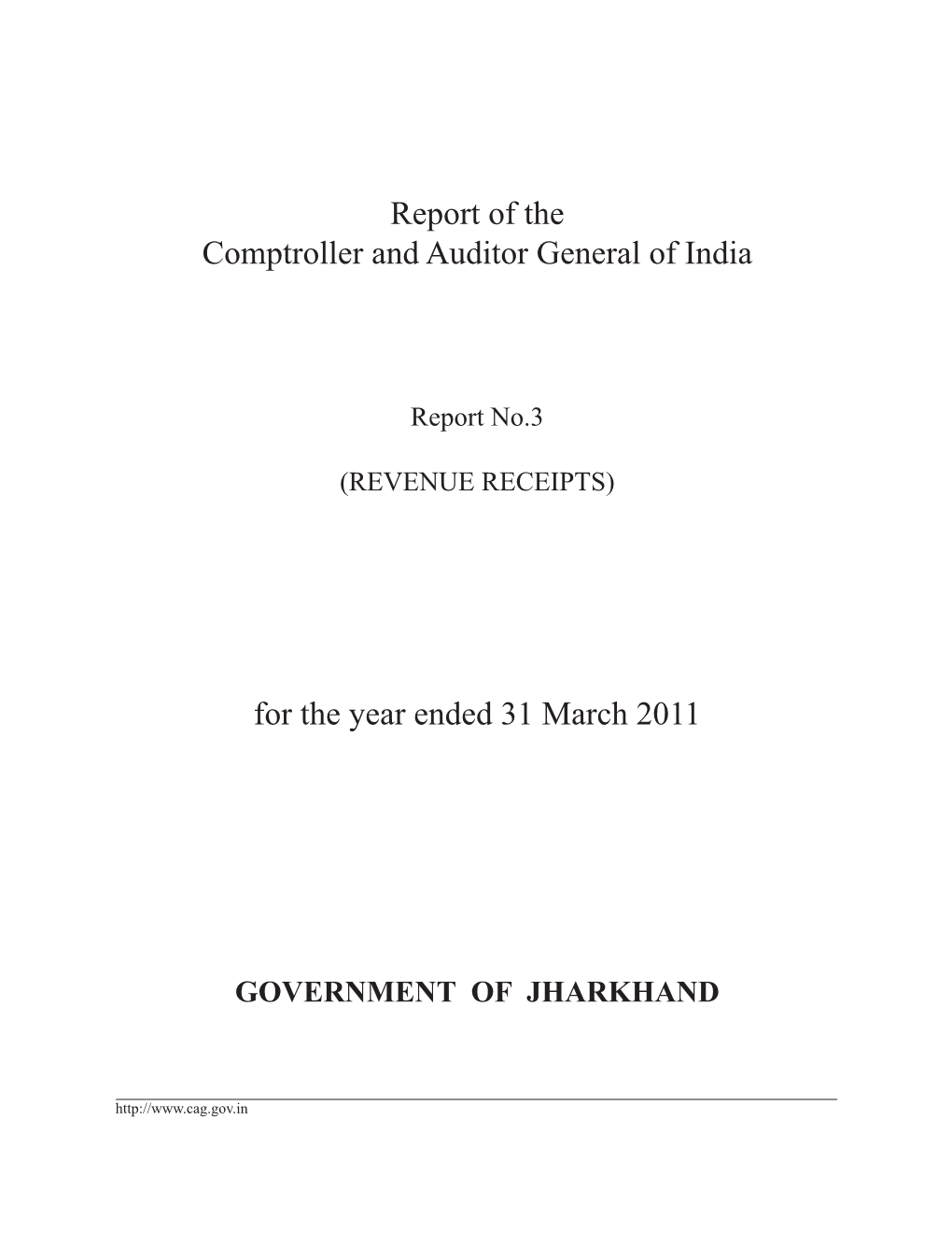 Report of 2011