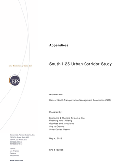 Urban Corridor Study