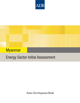 Myanmar: Energy Sector Initial Assessment