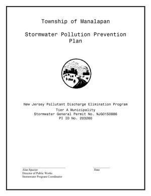 Township of Manalapan Stormwater Pollution Prevention Plan