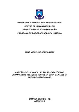 ANNE MICHELINE SOUZA GAMA – DISSERTAÇÃO (PPGH) 2015.Pdf