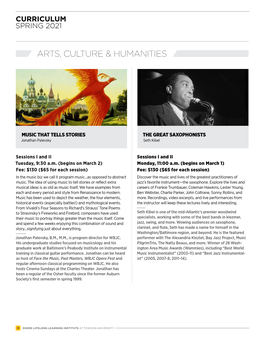 Arts, Culture & Humanities