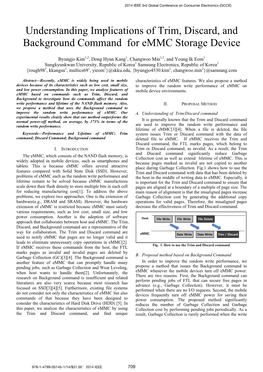 Understanding Implications of Trim, Discard, and Background Command for Emmc Storage Device