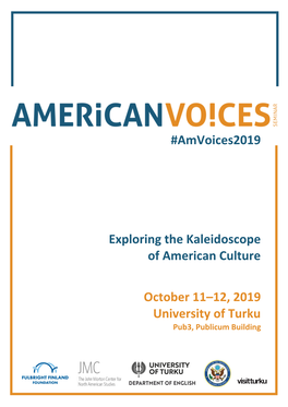 American Voices 2019 Program Booklet