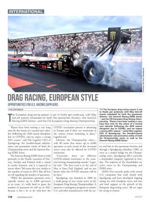 Drag Racing, European Style Opportunities for U.S