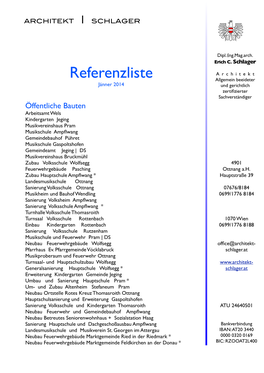 3. Referenzliste Aktuell