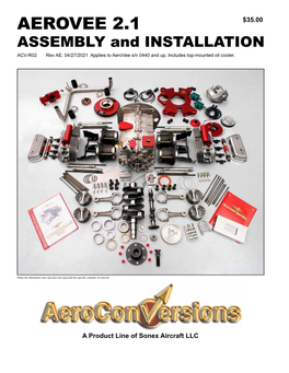 Aerovee 2.1 Assembly and Installation Manual