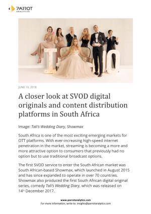 A Closer Look at SVOD Digital Originals and Content Distribution Platforms in South Africa