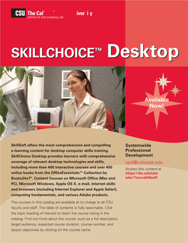 Skillchoice Desktop Catalog