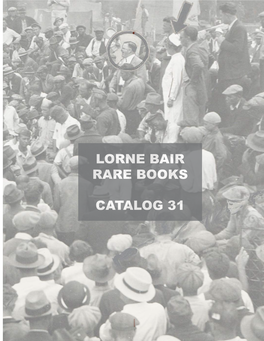 Lorne Bair Rare Books Catalog 31
