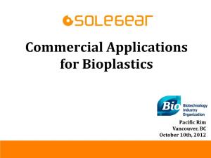 Commercial Applications for Bioplastics