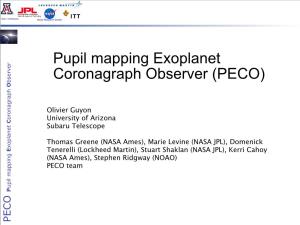 Pupil Mapping Exoplanet Coronagraph Observer (PECO) Bserver O
