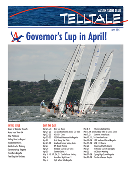 Governor's Cup in April!