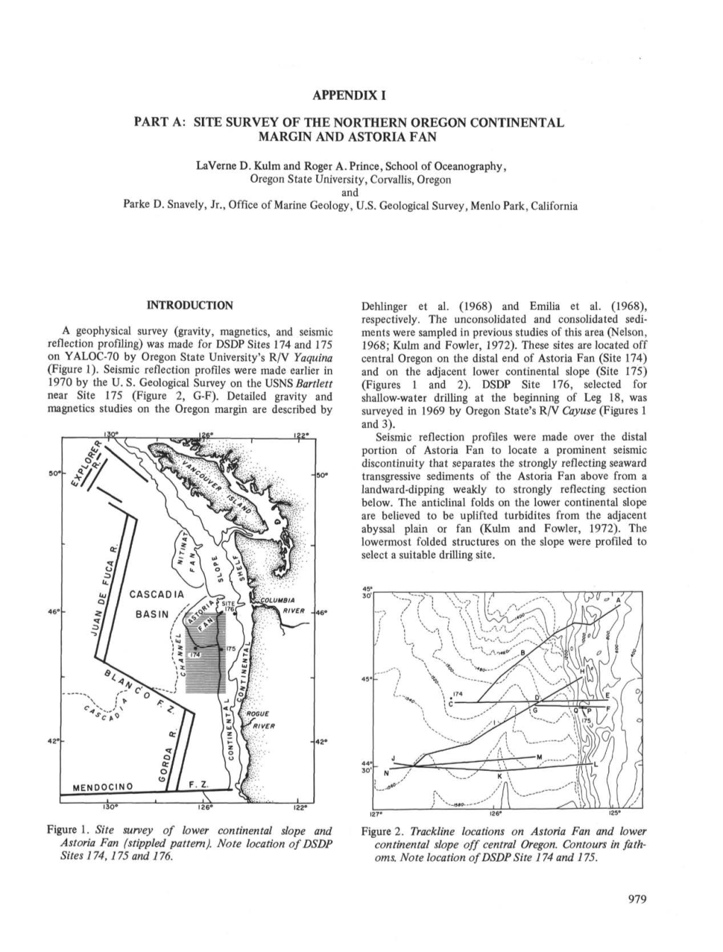 Part A—Site Survey of the Northern Oregon