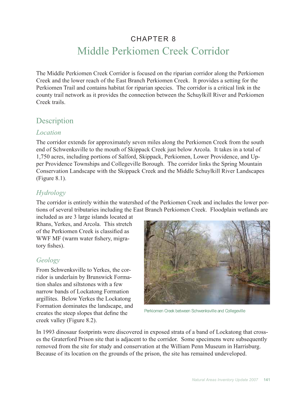 Middle Perkiomen Creek Corridor