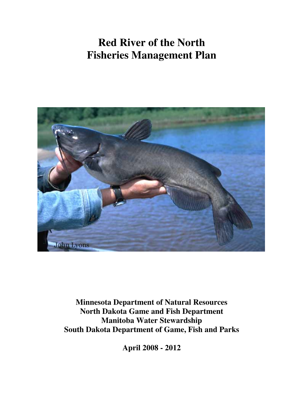 Red River of the North Fisheries Management Plan