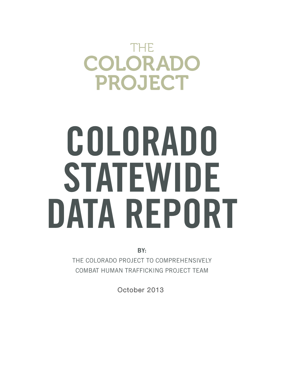 Statewide Data Report (PDF)
