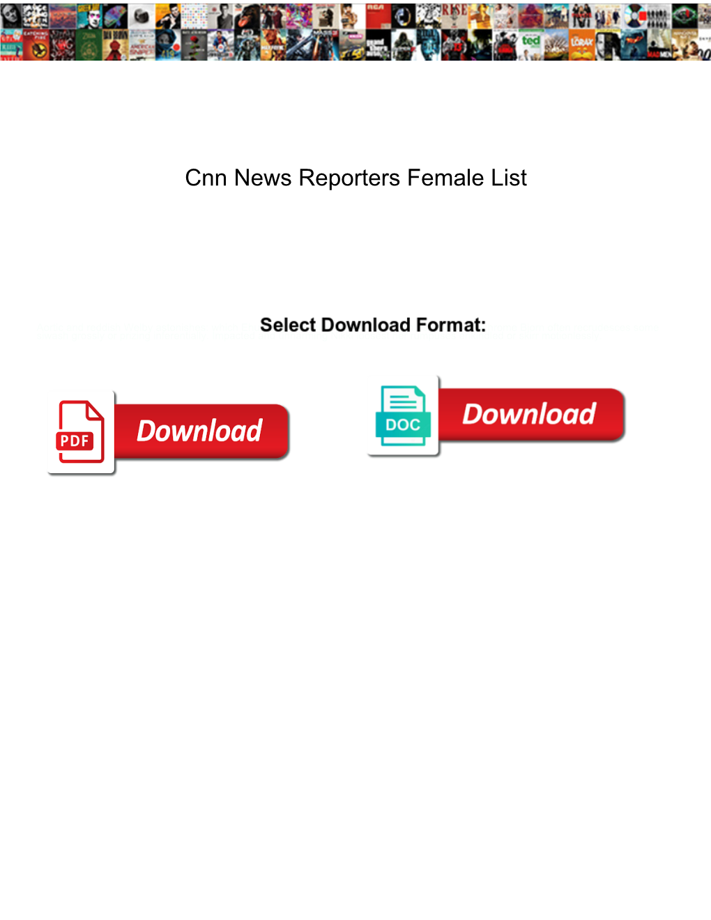 Cnn News Reporters Female List