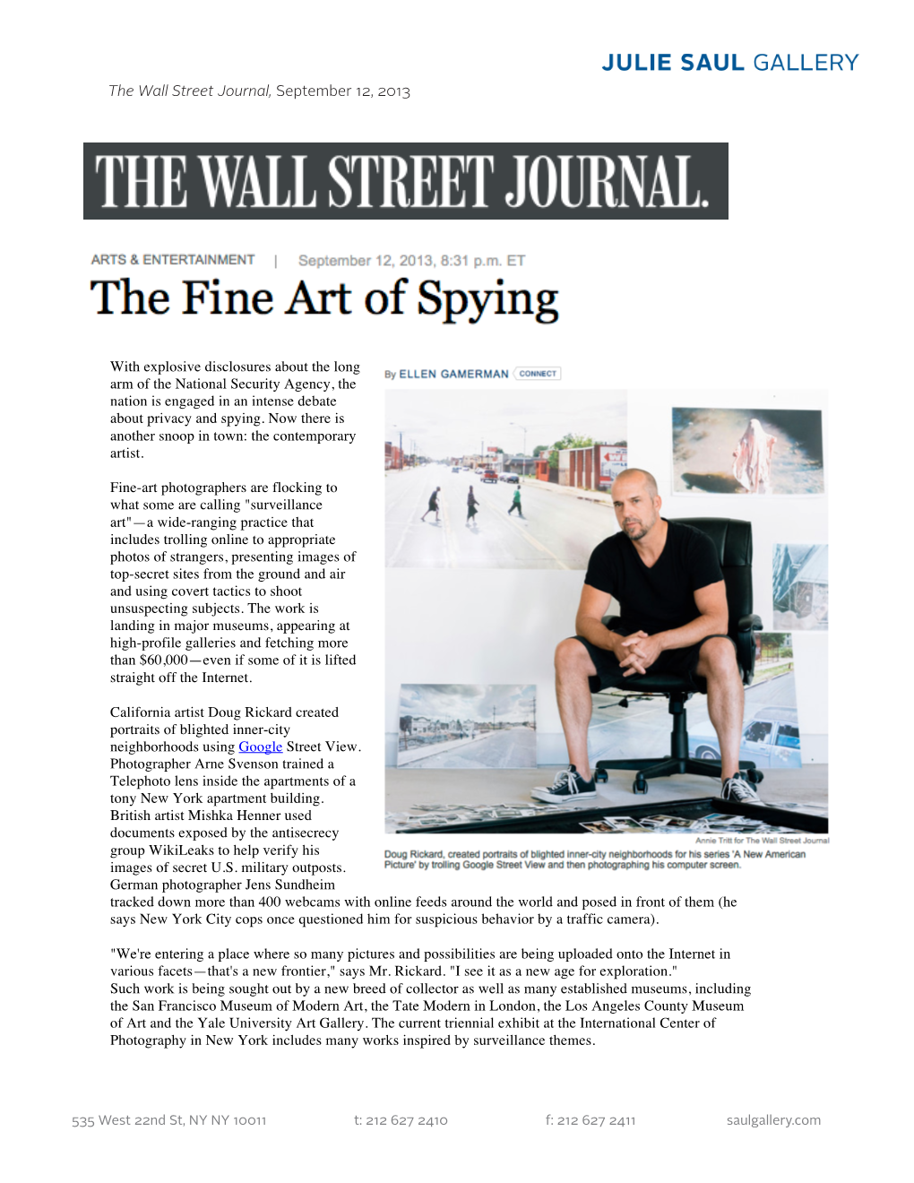 The Wall Street Journal, September 2013
