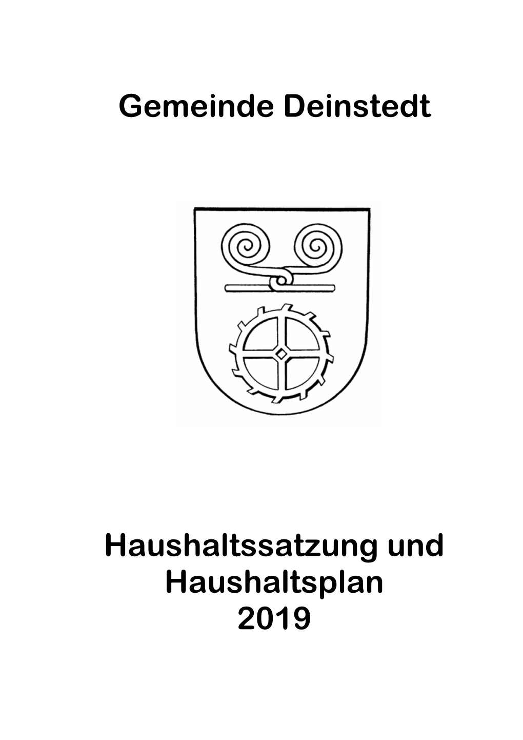 Gemeinde Deinstedt Haushaltssatzung Und