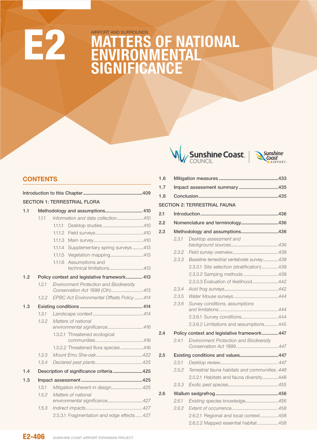 Matters of NATIONAL Environmental Significance