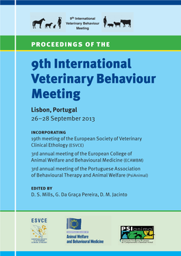 9Th International Veterinary Behaviour Meeting