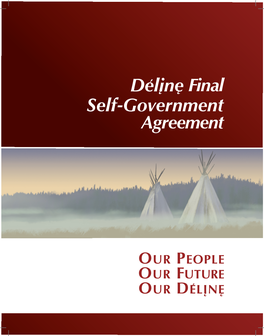 Deline Final Self-Government Agreement