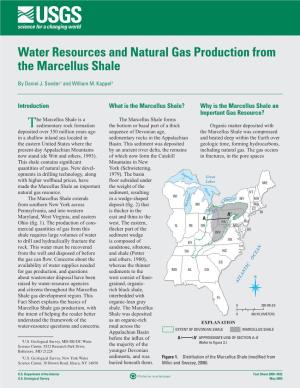 Water Resources and Natural Gas Production from the Marcellus Shale