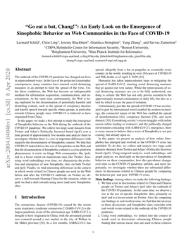 Arxiv:2004.04046V1 [Cs.SI] 8 Apr 2020 and /Pol