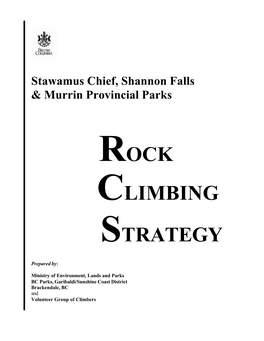 Rock Climbing Strategy