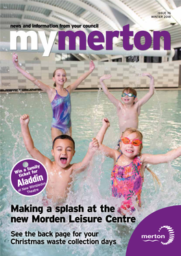 Making a Splash at the New Morden Leisure Centre