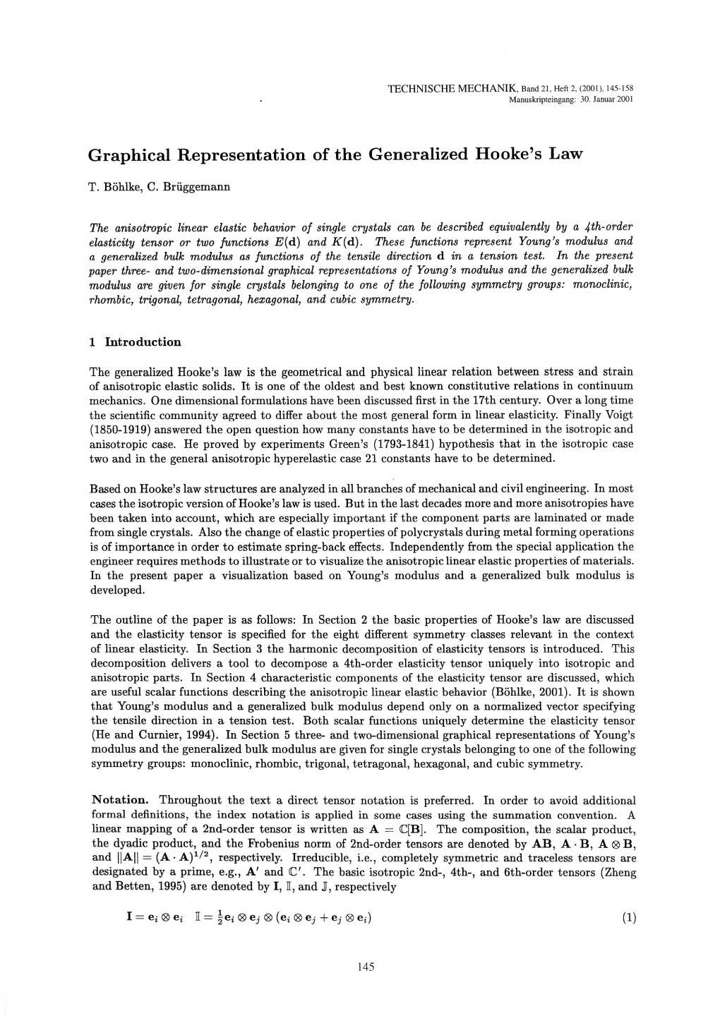 Graphical Representation of the Generalized Hooke's Law Izei®Ei H