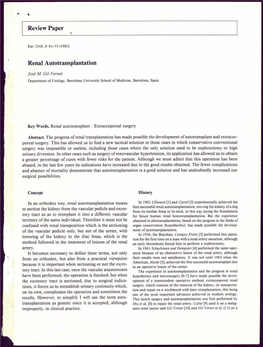 Review Paper Renal Allotransplantation