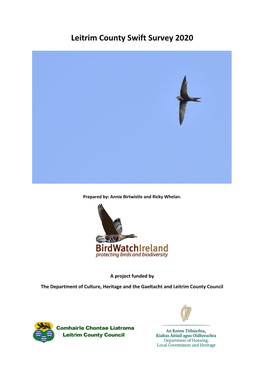 Leitrim County Swift Survey 2020