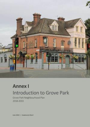 Annex I Introduction to Grove Park