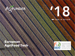 Europe Agrifood Tech Investing Report 2018